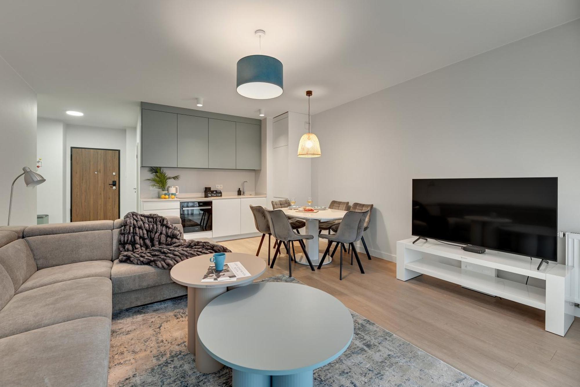 Scala City Center Apartments With Parking By Lion Apartments Gdańsk Kültér fotó