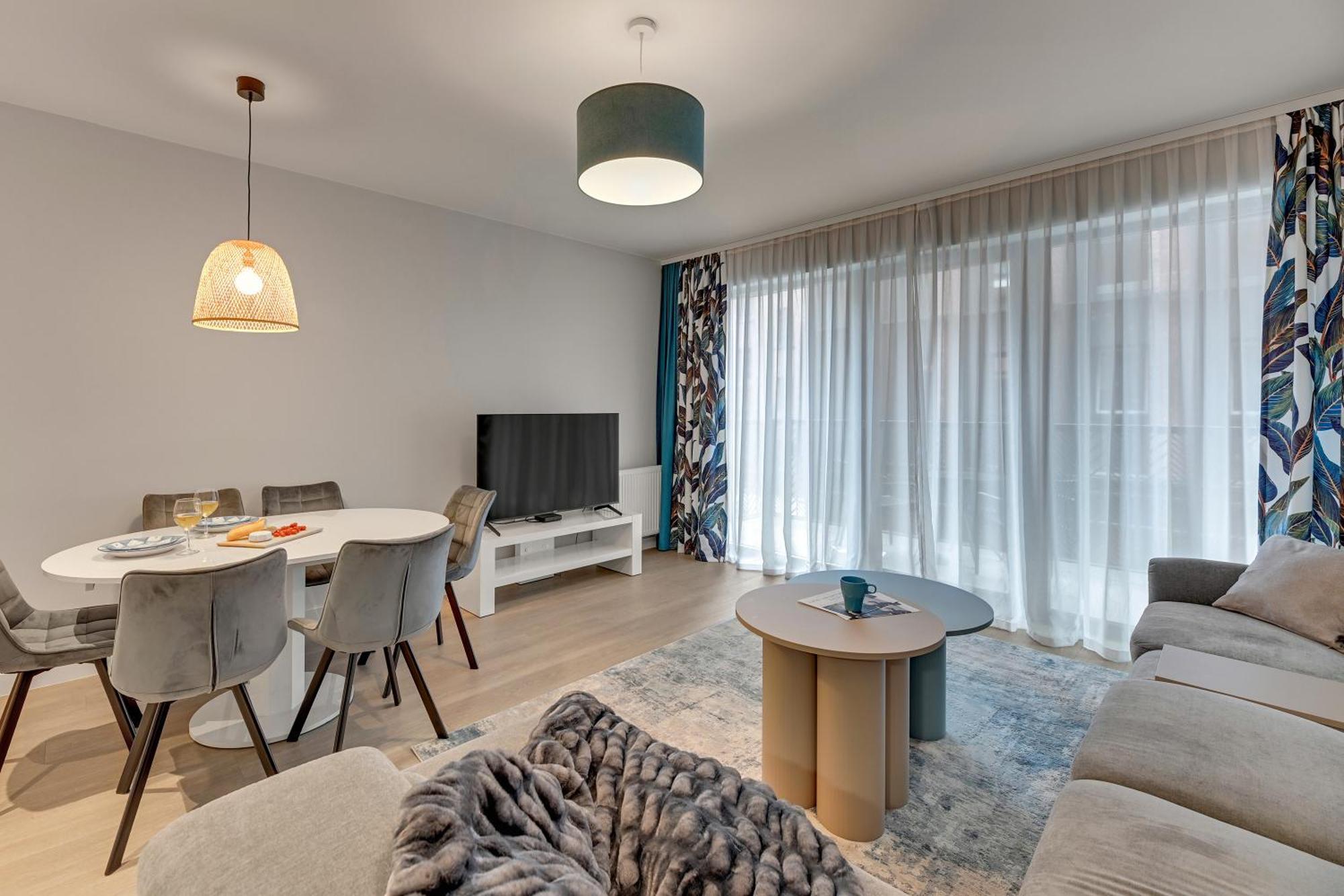 Scala City Center Apartments With Parking By Lion Apartments Gdańsk Kültér fotó