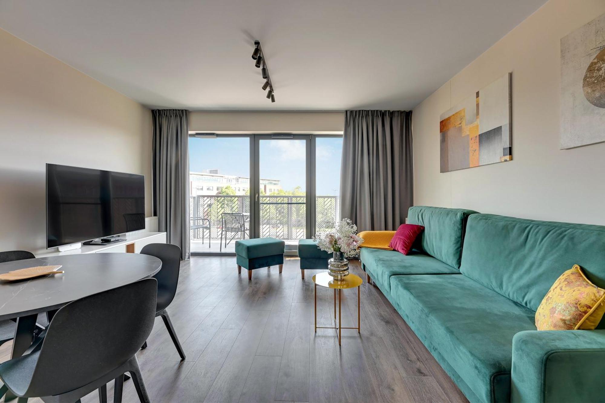 Scala City Center Apartments With Parking By Lion Apartments Gdańsk Kültér fotó
