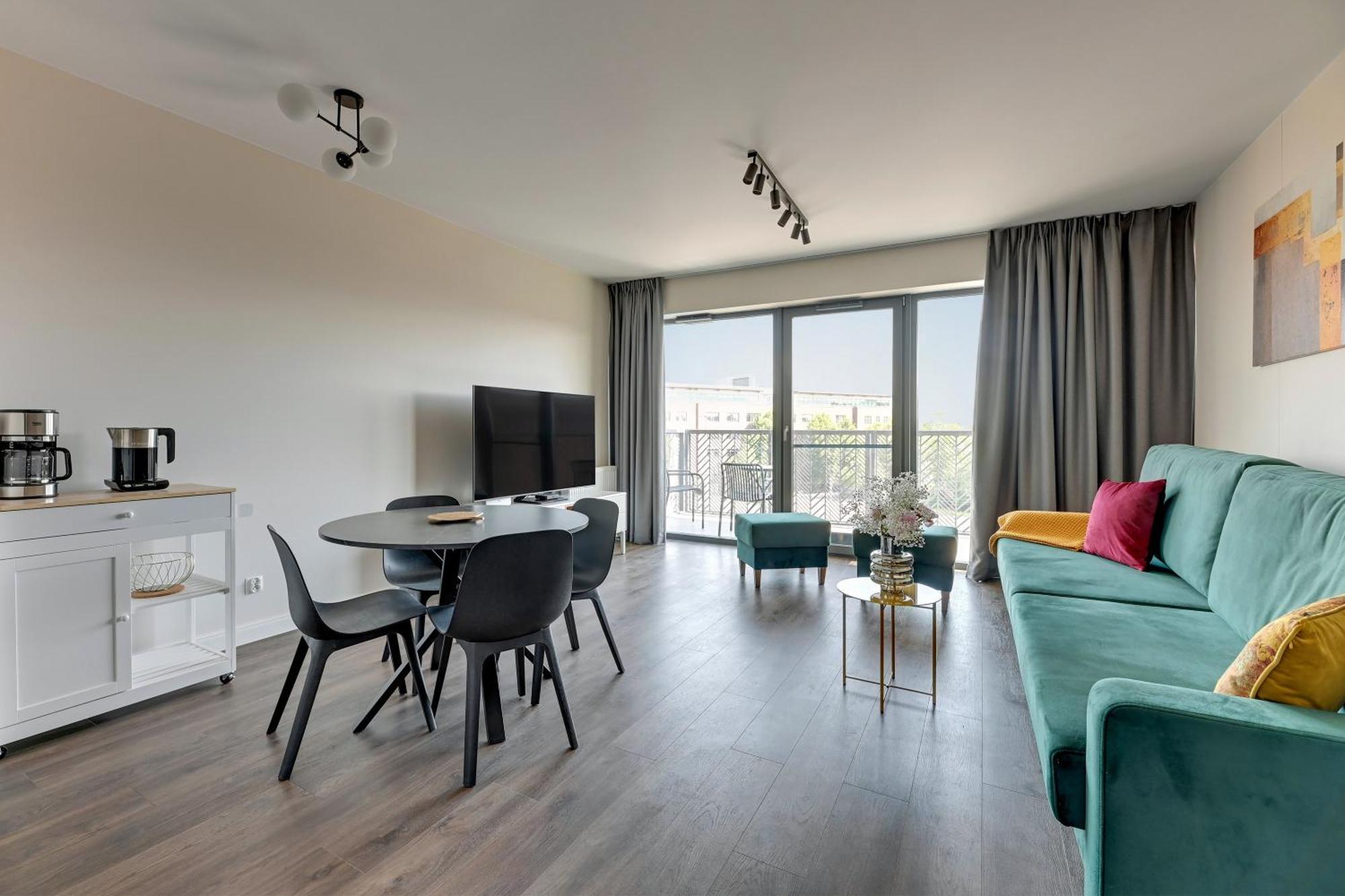 Scala City Center Apartments With Parking By Lion Apartments Gdańsk Kültér fotó