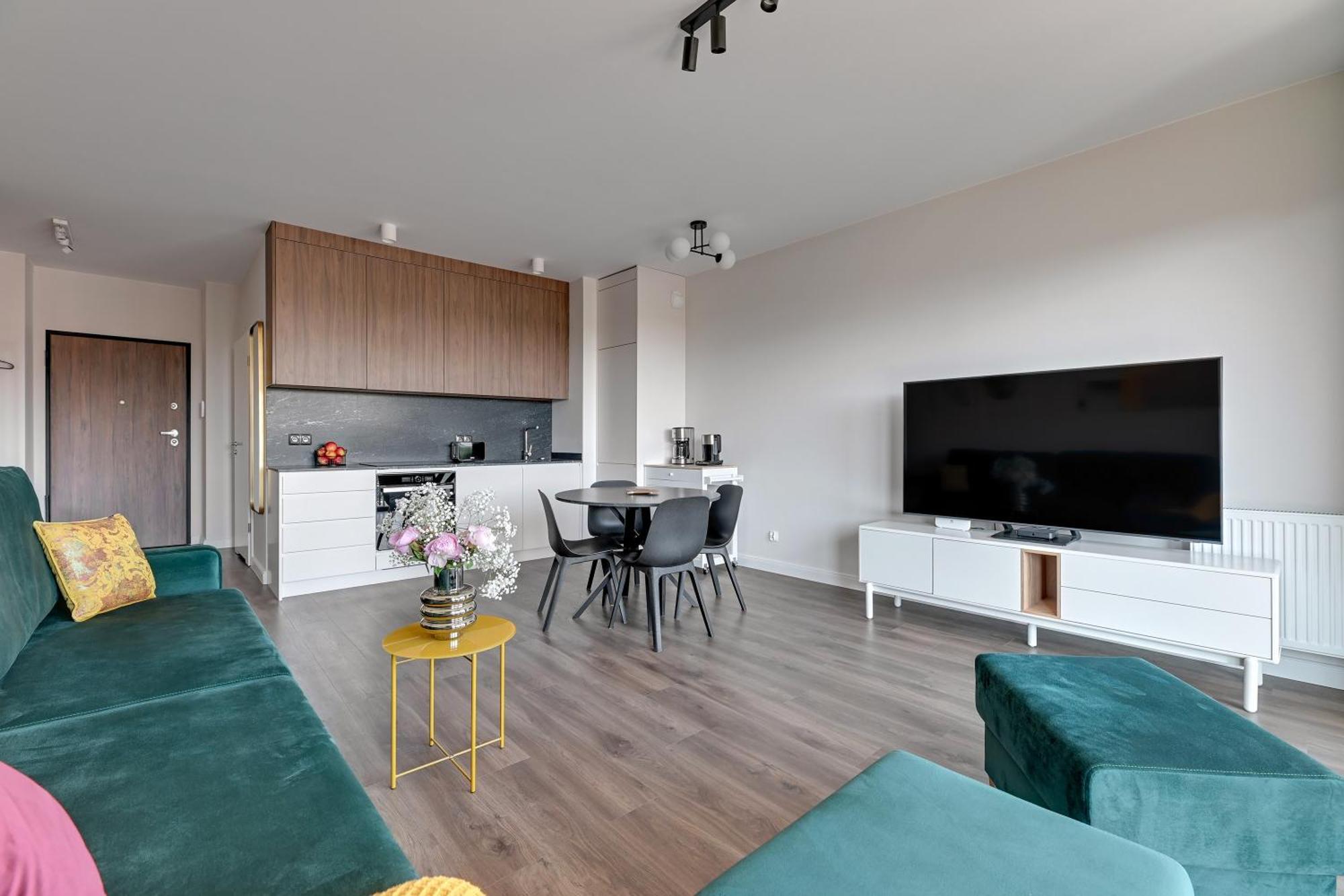 Scala City Center Apartments With Parking By Lion Apartments Gdańsk Kültér fotó