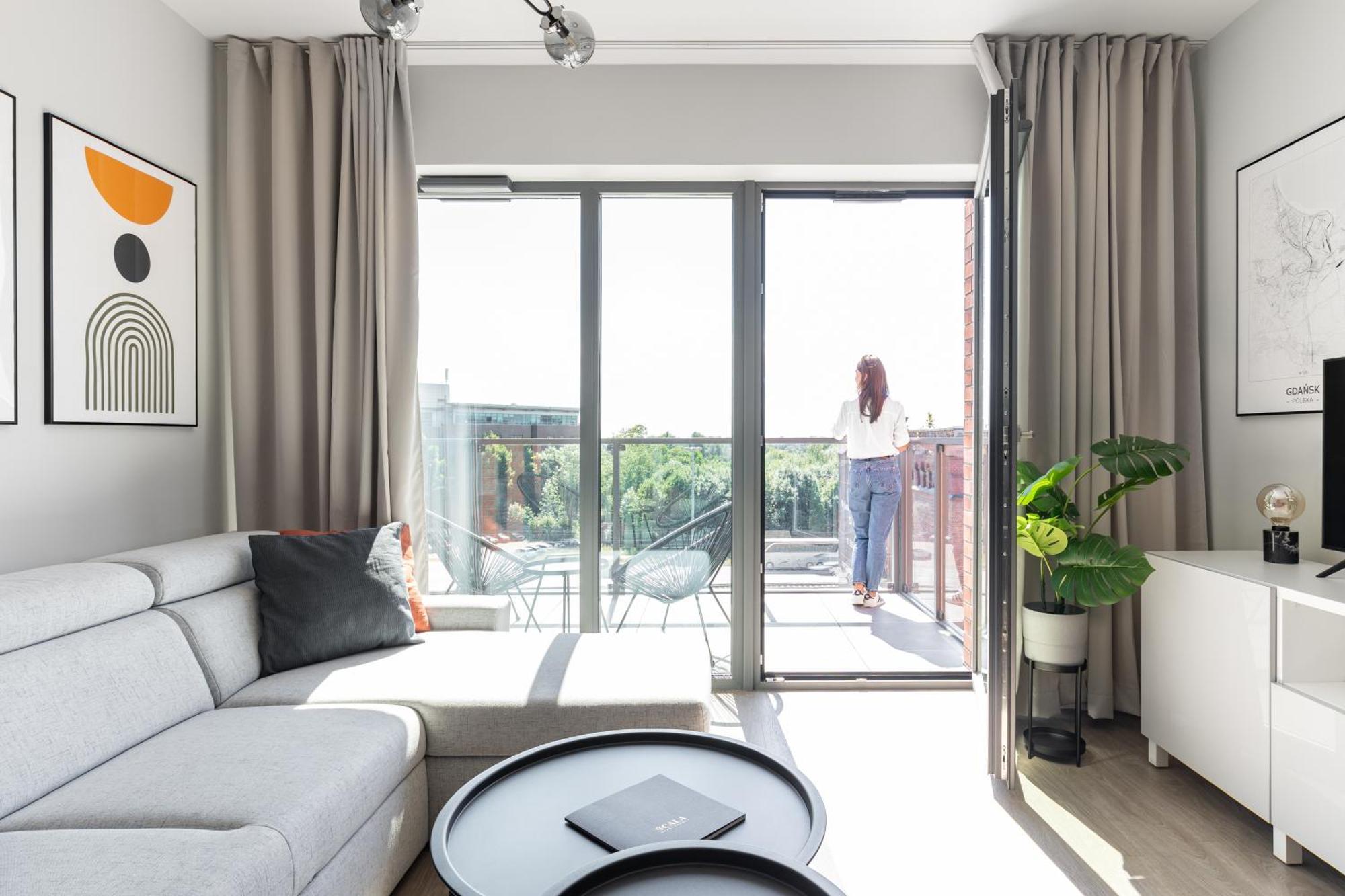 Scala City Center Apartments With Parking By Lion Apartments Gdańsk Kültér fotó