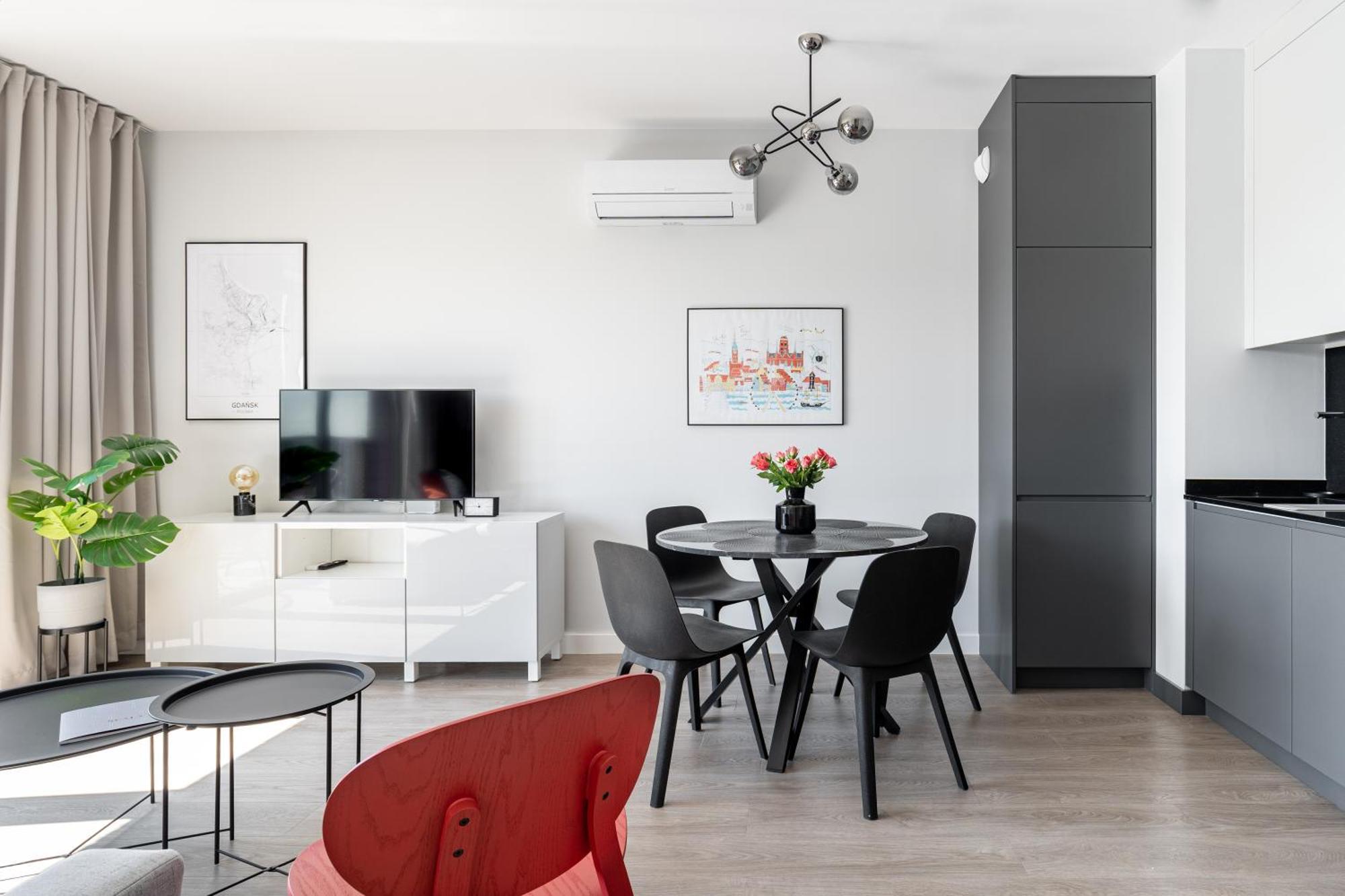 Scala City Center Apartments With Parking By Lion Apartments Gdańsk Kültér fotó